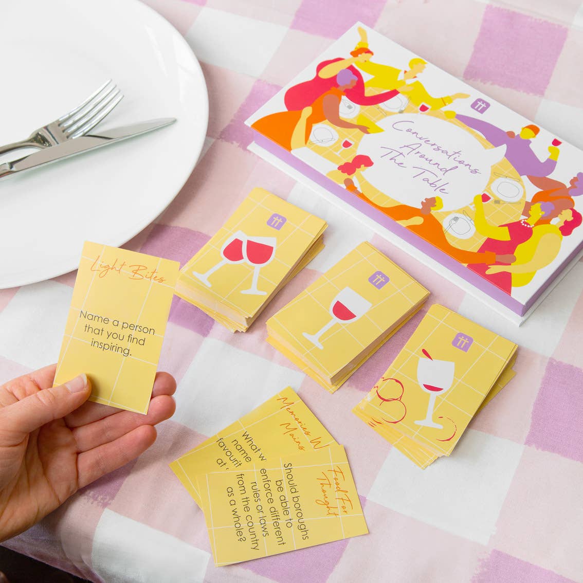 Conversations Around The Table Card Game | 120 Cards |